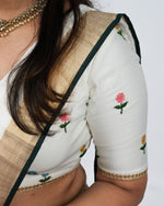 floral embroidered blouse
