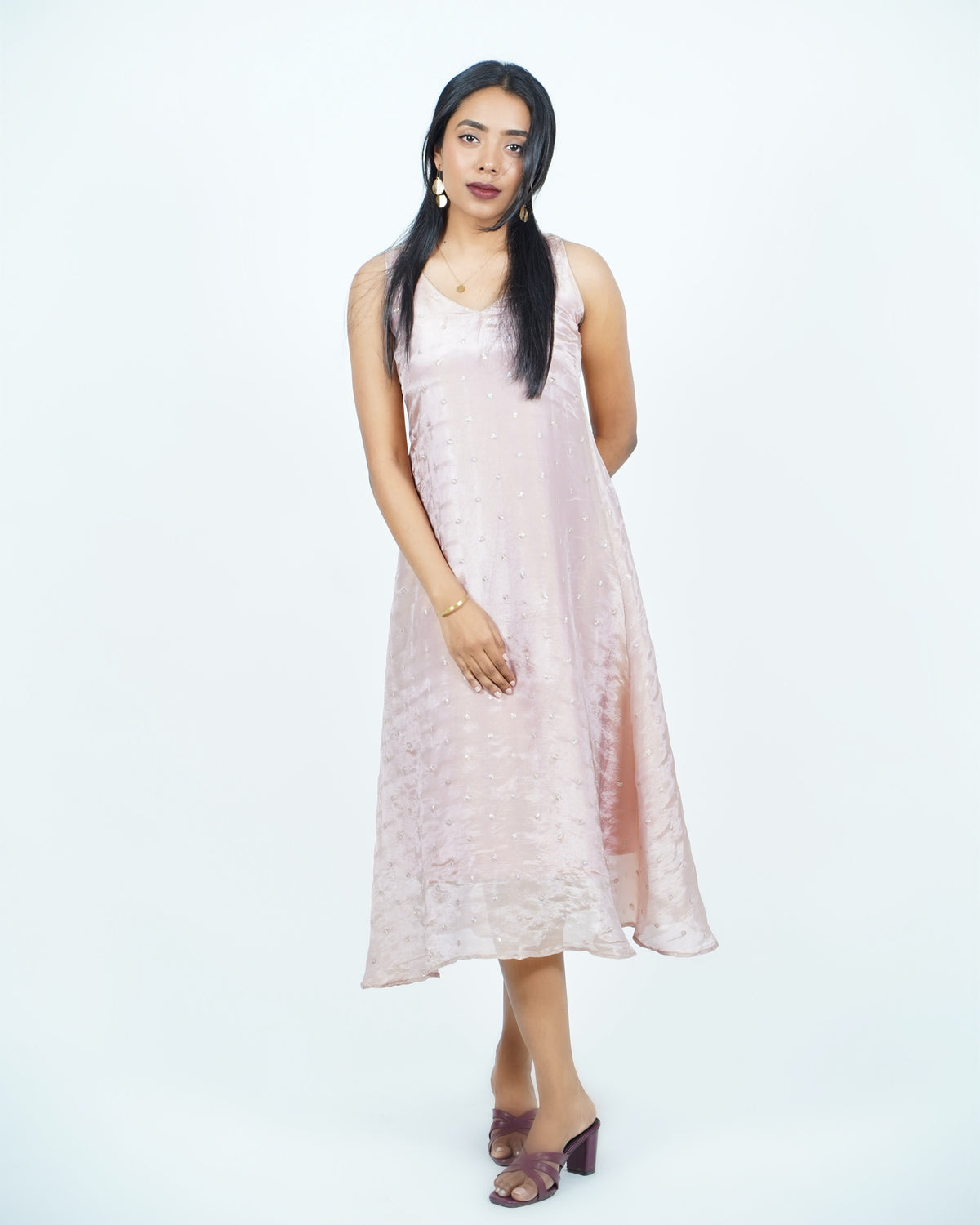 Mughee Blush Whisper Midi Dress