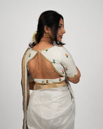 floral embroidered blouse