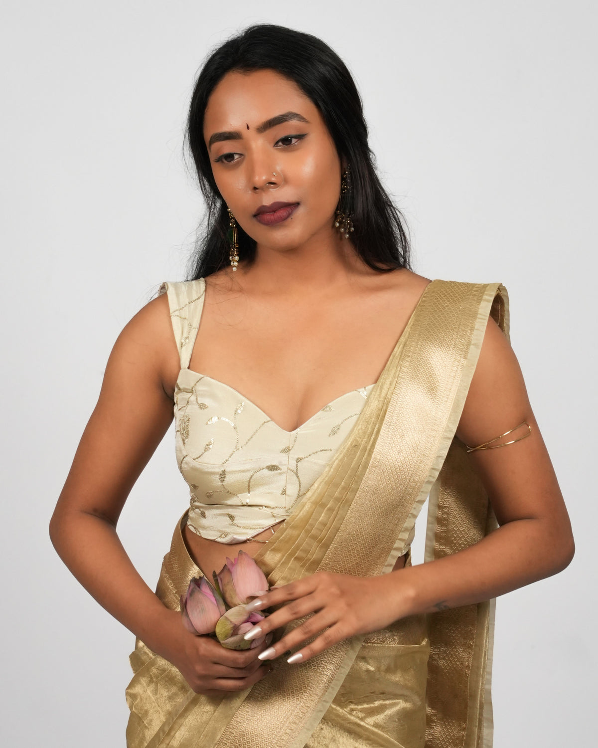 Golden Tissue Blouse